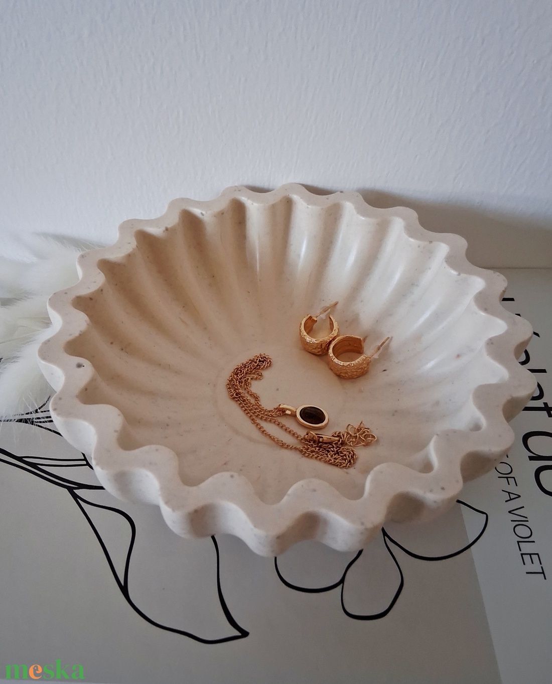 Hullámos ékszertartó - ékszer - ékszertartó - ékszertartó tál - Meska.hu
