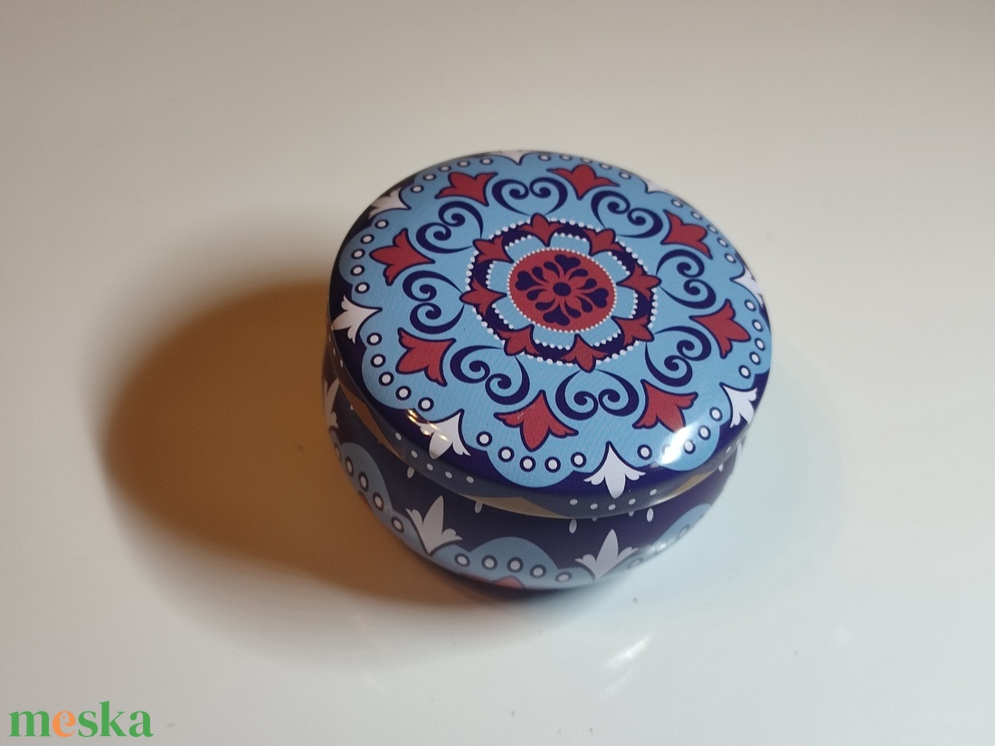 Mandala mintás illatgyertya fedeles tégelyben - otthon & életmód - gyertya, illat, aroma - párologtató - Meska.hu