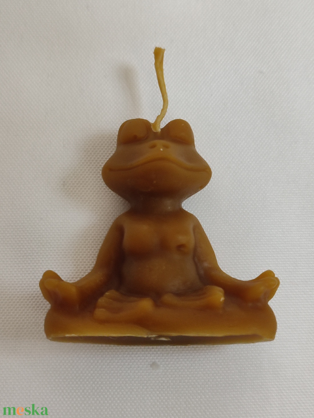 � Jóga béka méhviasz gyertya - otthon & életmód - gyertya, illat, aroma - gyertya - Meska.hu
