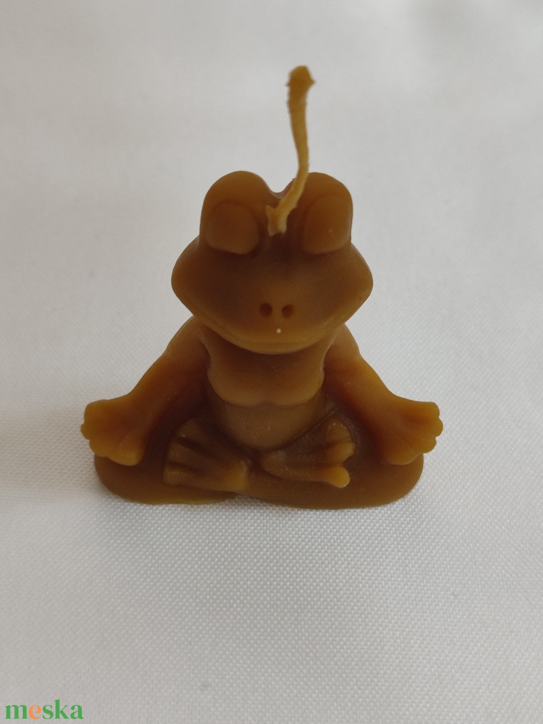 � Jóga béka méhviasz gyertya - otthon & életmód - gyertya, illat, aroma - gyertya - Meska.hu