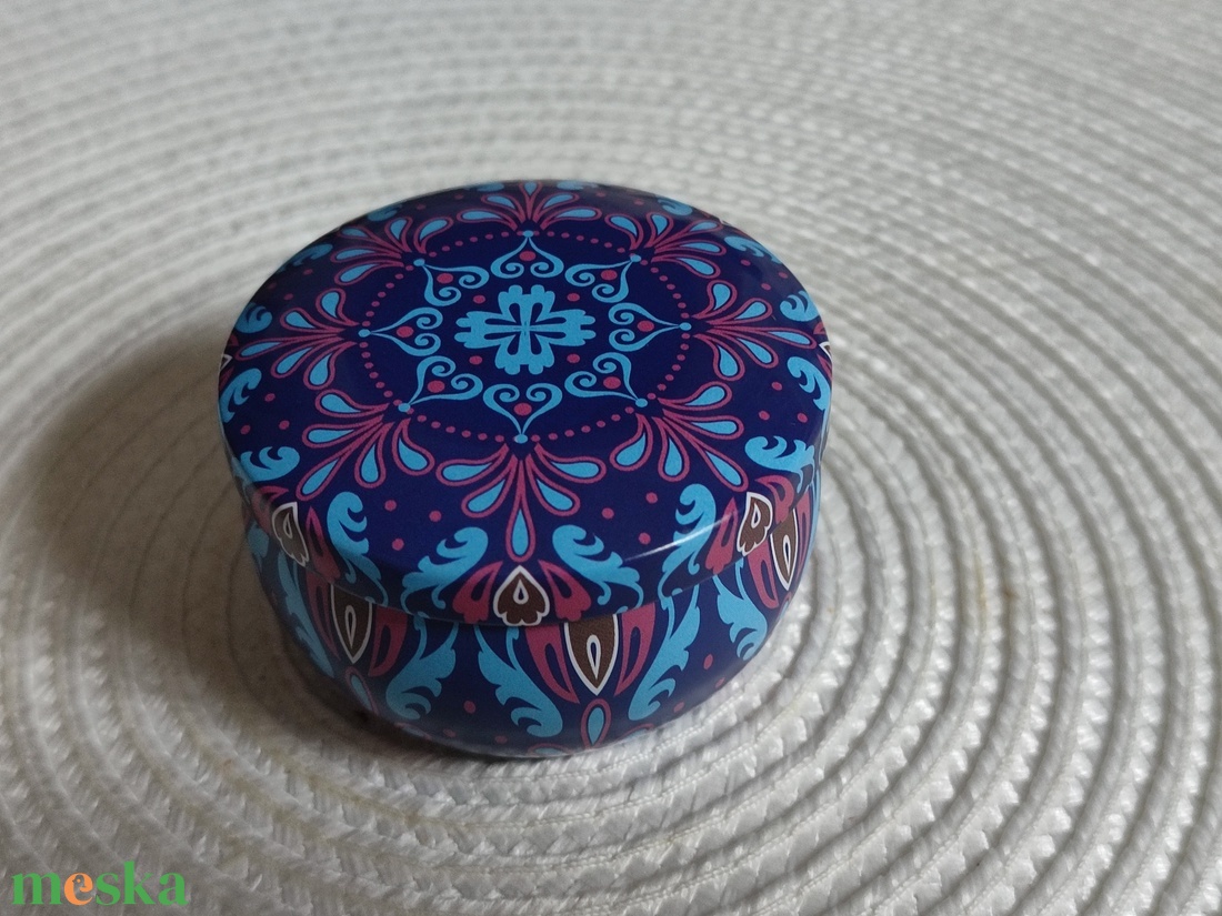 Mandala mintás illatgyertya fedeles tégelyben - otthon & életmód - gyertya, illat, aroma - párologtató - Meska.hu