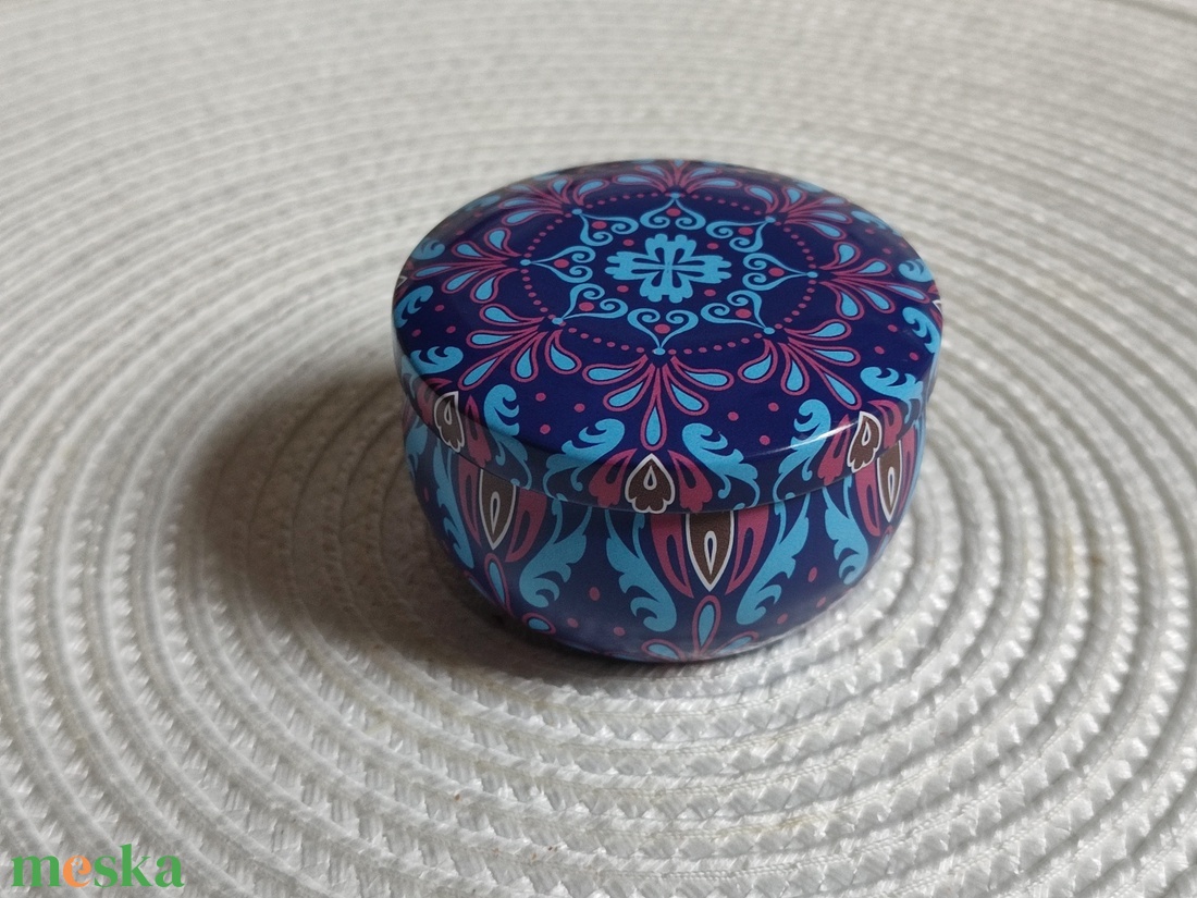 Mandala mintás illatgyertya fedeles tégelyben - otthon & életmód - gyertya, illat, aroma - párologtató - Meska.hu