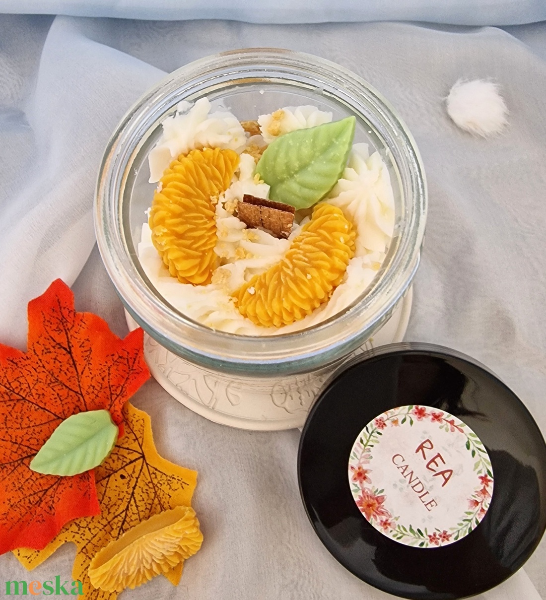 Mandarin torta szójaviasz illatgyertya - otthon & életmód - gyertya, illat, aroma - gyertya - Meska.hu Mandarin torta szójaviasz illatgyertya - otthon & életmód - gyertya, illat, aroma - gyertya - Meska.hu