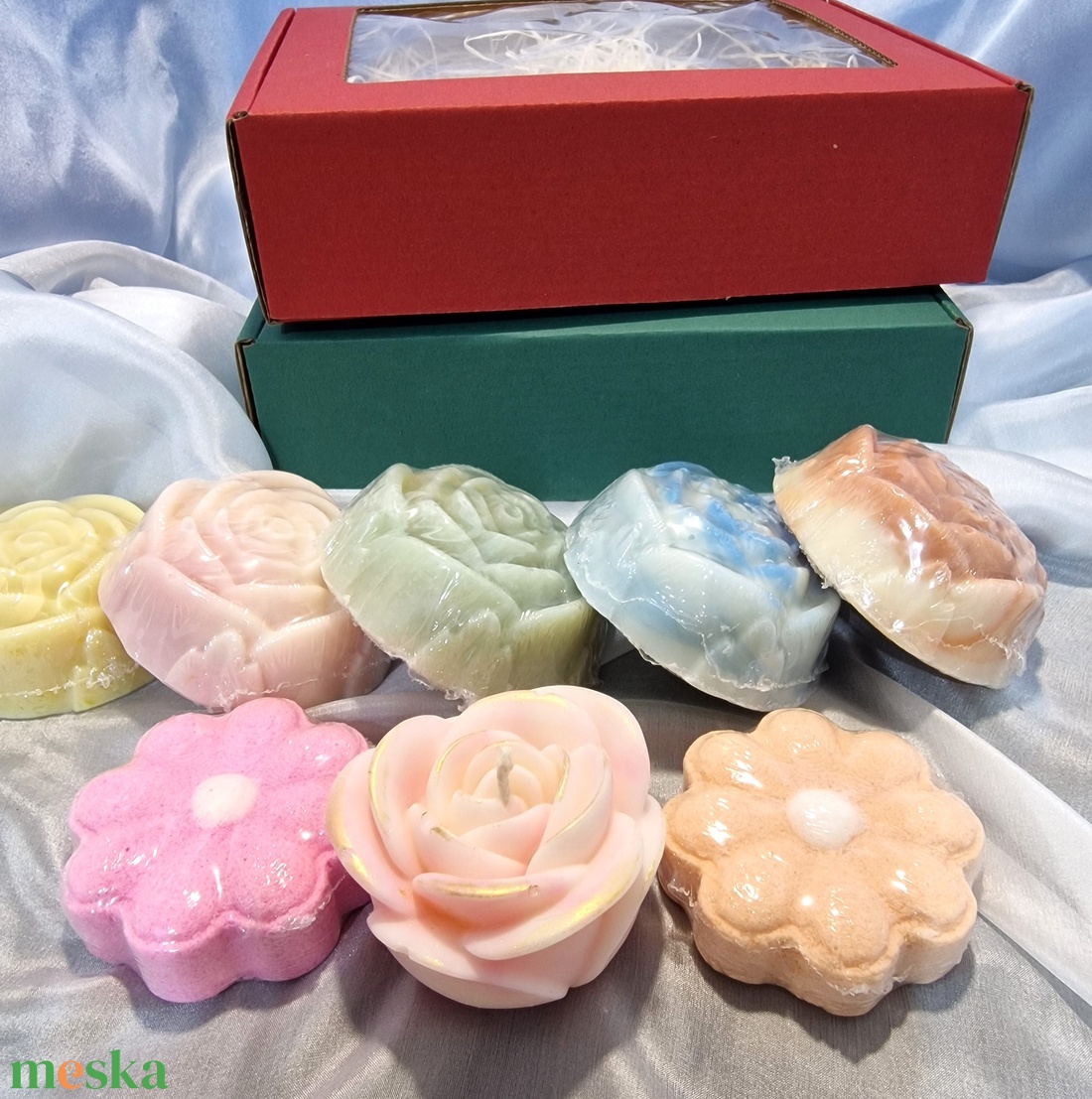 Flower Box - szépségápolás - kozmetikai ajándékcsomag - Meska.hu