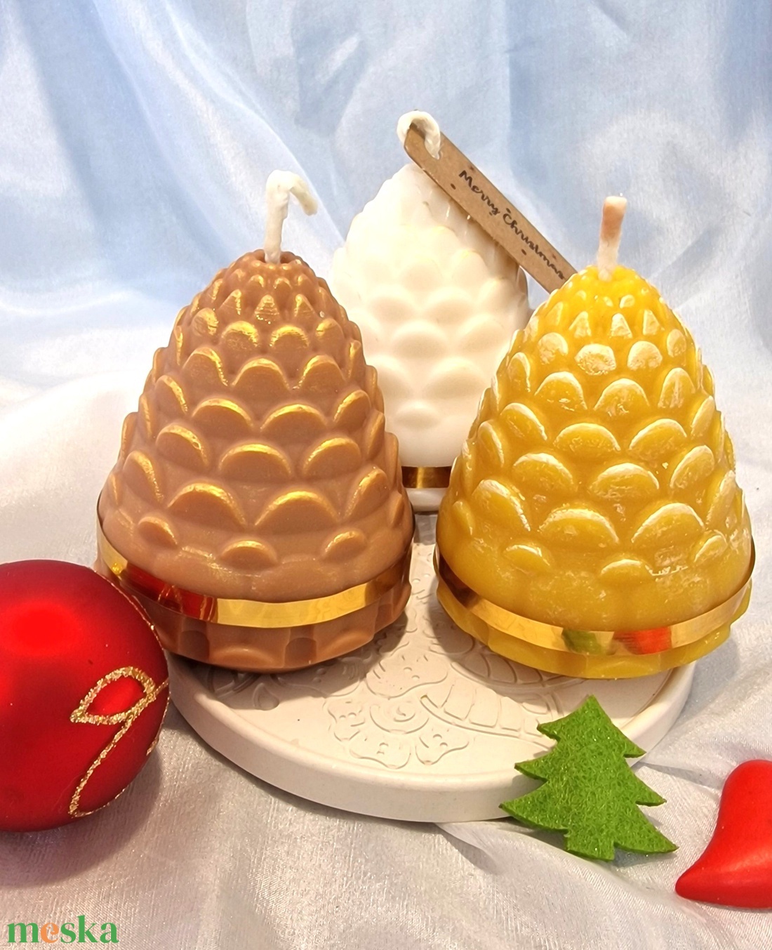 Méhviasz Toboz gyertya - karácsony - adventi díszek - adventi gyertyadíszek és koszorúdíszek - Meska.hu Méhviasz Toboz gyertya - karácsony - adventi díszek - adventi gyertyadíszek és koszorúdíszek - Meska.hu