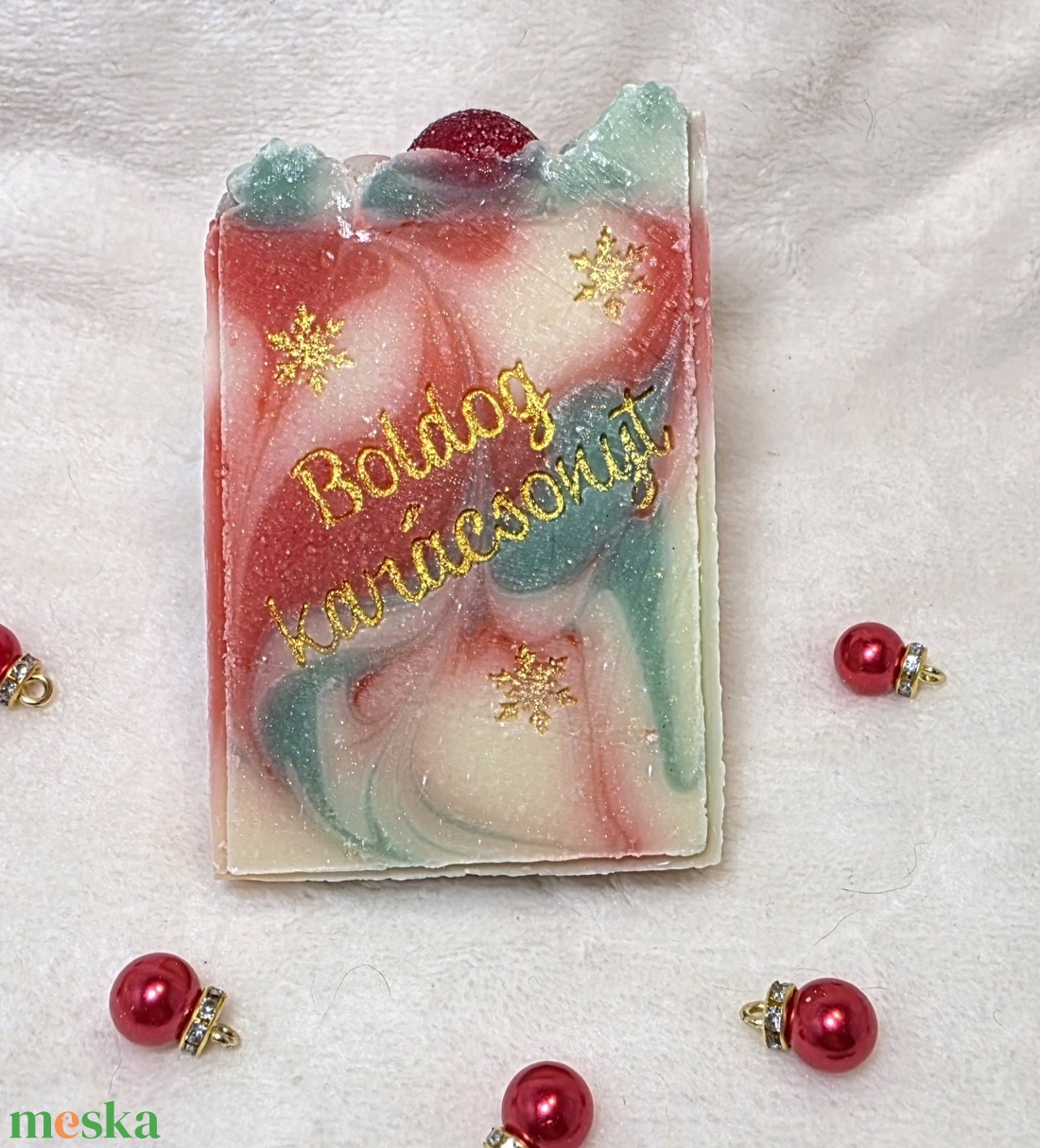 Boldog Karácsonyt! szappan - szépségápolás - szappan & fürdés - kézműves szappan - Meska.hu