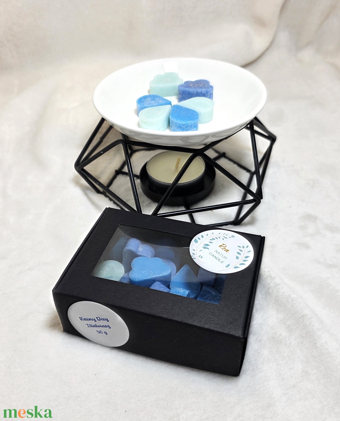 Rainy Day illatviasz - otthon & életmód - gyertya, illat, aroma - illatviasz - Meska.hu
