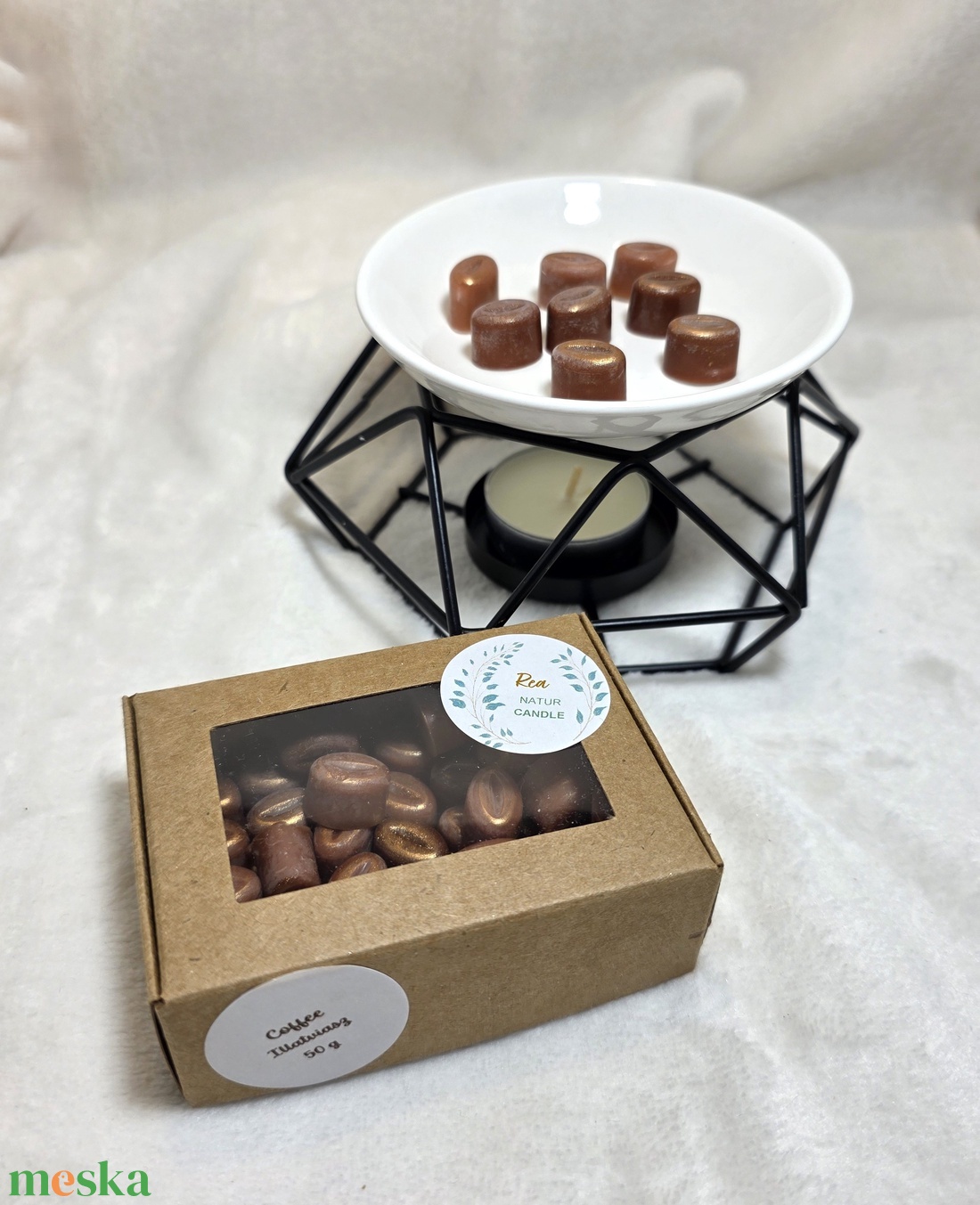 Friss Kávé illatviasz - otthon & életmód - gyertya, illat, aroma - illatviasz - Meska.hu