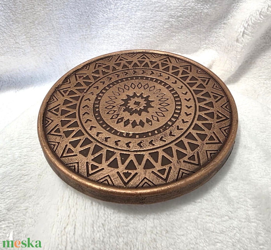 Mandala gyertyaalátét - otthon & életmód - gyertya, illat, aroma - mécses és mécsestartó - Meska.hu