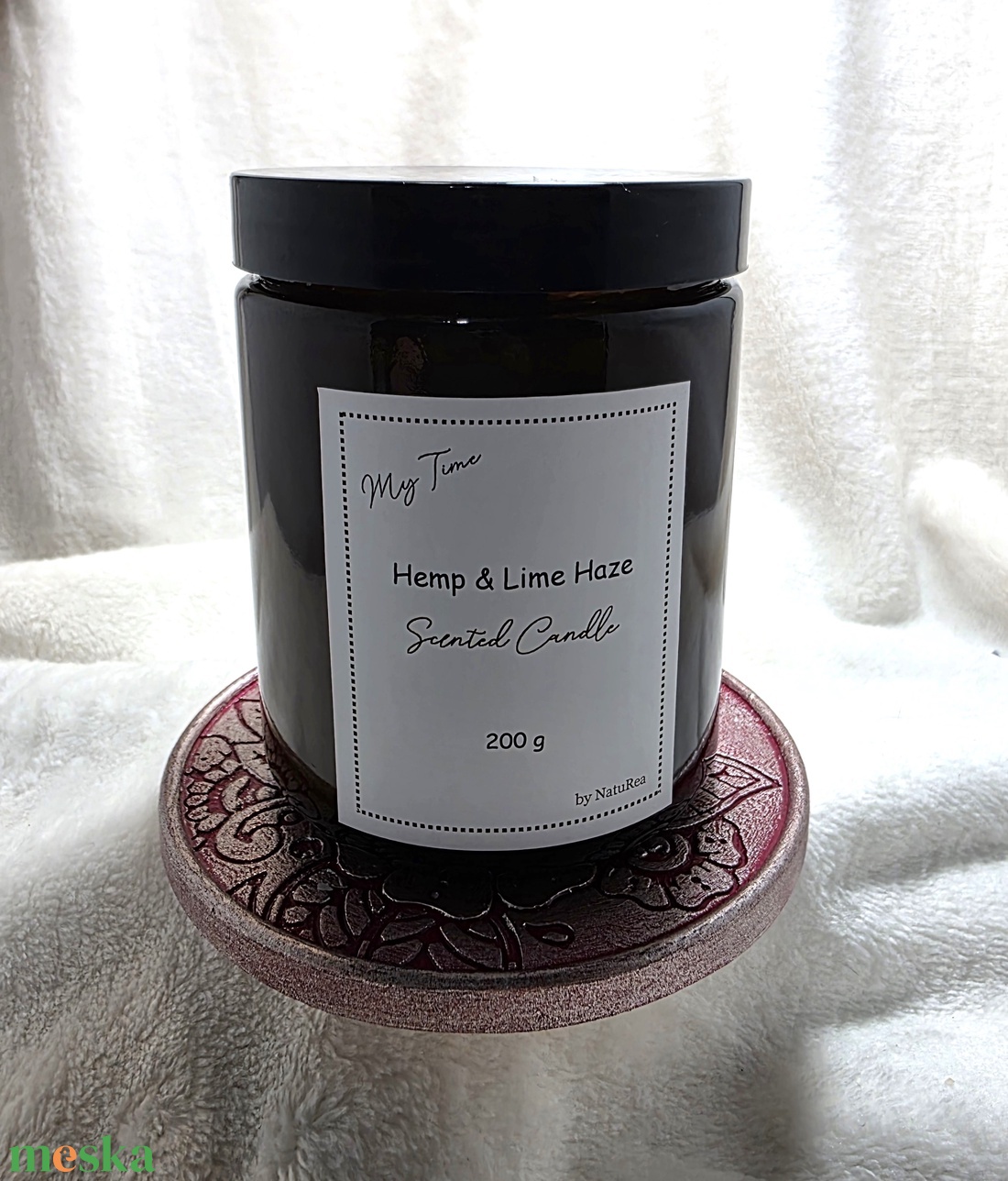 Énidő sheaviasz illatgyertya választható illatban - otthon & életmód - gyertya, illat, aroma - gyertya - Meska.hu