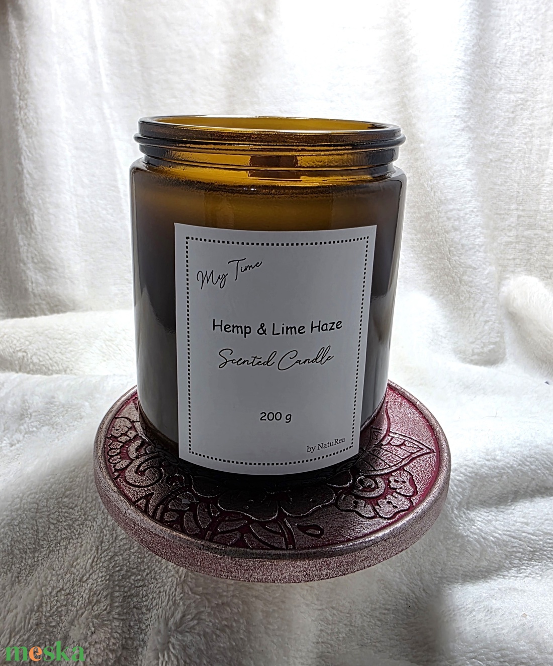 Énidő sheaviasz illatgyertya választható illatban - otthon & életmód - gyertya, illat, aroma - gyertya - Meska.hu