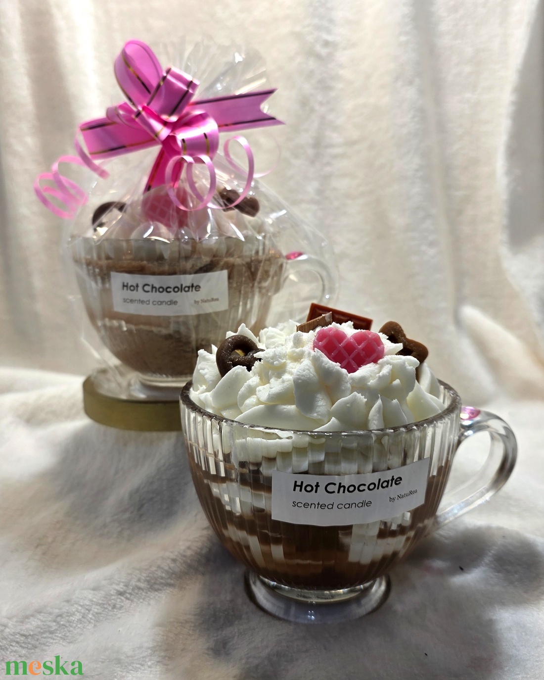 Forró Csoki desszertgyertya - otthon & életmód - gyertya, illat, aroma - gyertya - Meska.hu