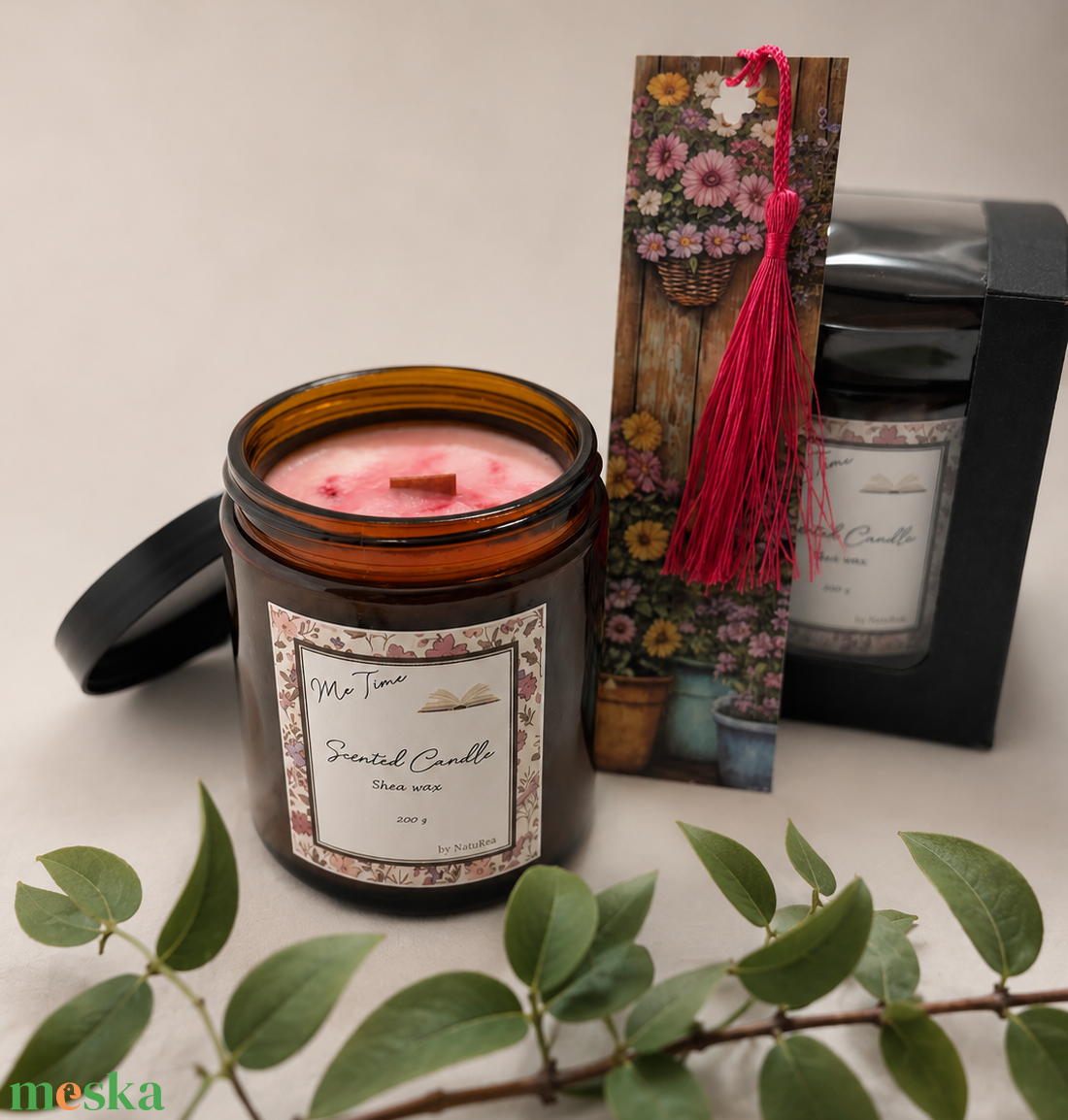 Énidő illatgyertya - Málnás Rózsa - otthon & életmód - gyertya, illat, aroma - gyertya - Meska.hu