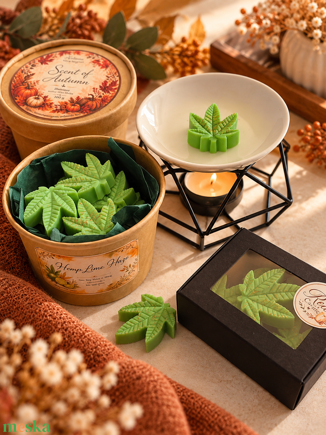 Nyugalom illatviasz - otthon & életmód - gyertya, illat, aroma - illatviasz - Meska.hu