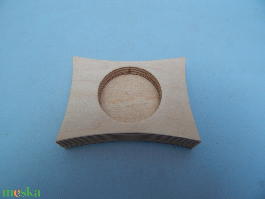 Fa rombusz alakú mécsestartó kicsi - otthon & életmód - gyertya, illat, aroma - mécses és mécsestartó - Meska.hu