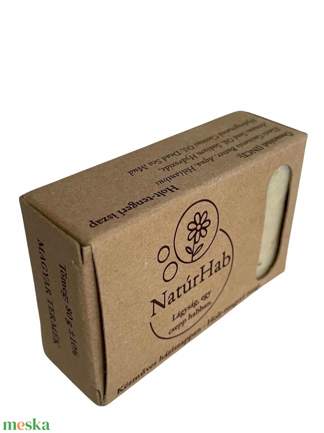 NatúrHab - Holt-tengeri iszap szappan - szépségápolás - szappan & fürdés - kézműves szappan - Meska.hu