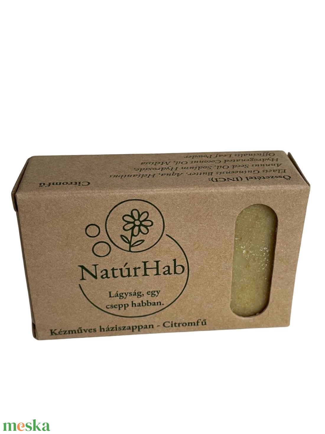 NatúrHab - Citromfű szappan - szépségápolás - szappan & fürdés - kézműves szappan - Meska.hu