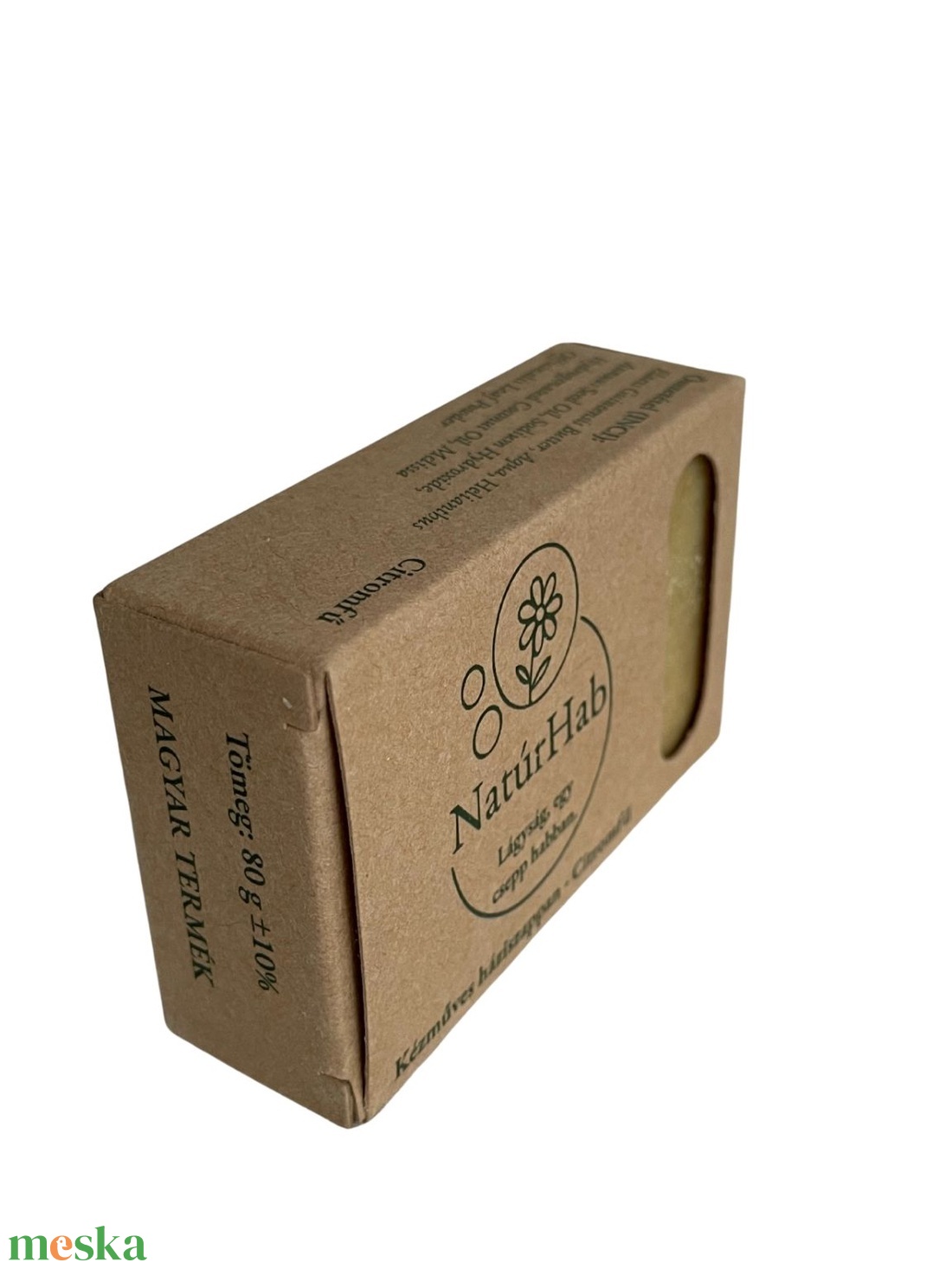 NatúrHab - Citromfű szappan - szépségápolás - szappan & fürdés - kézműves szappan - Meska.hu