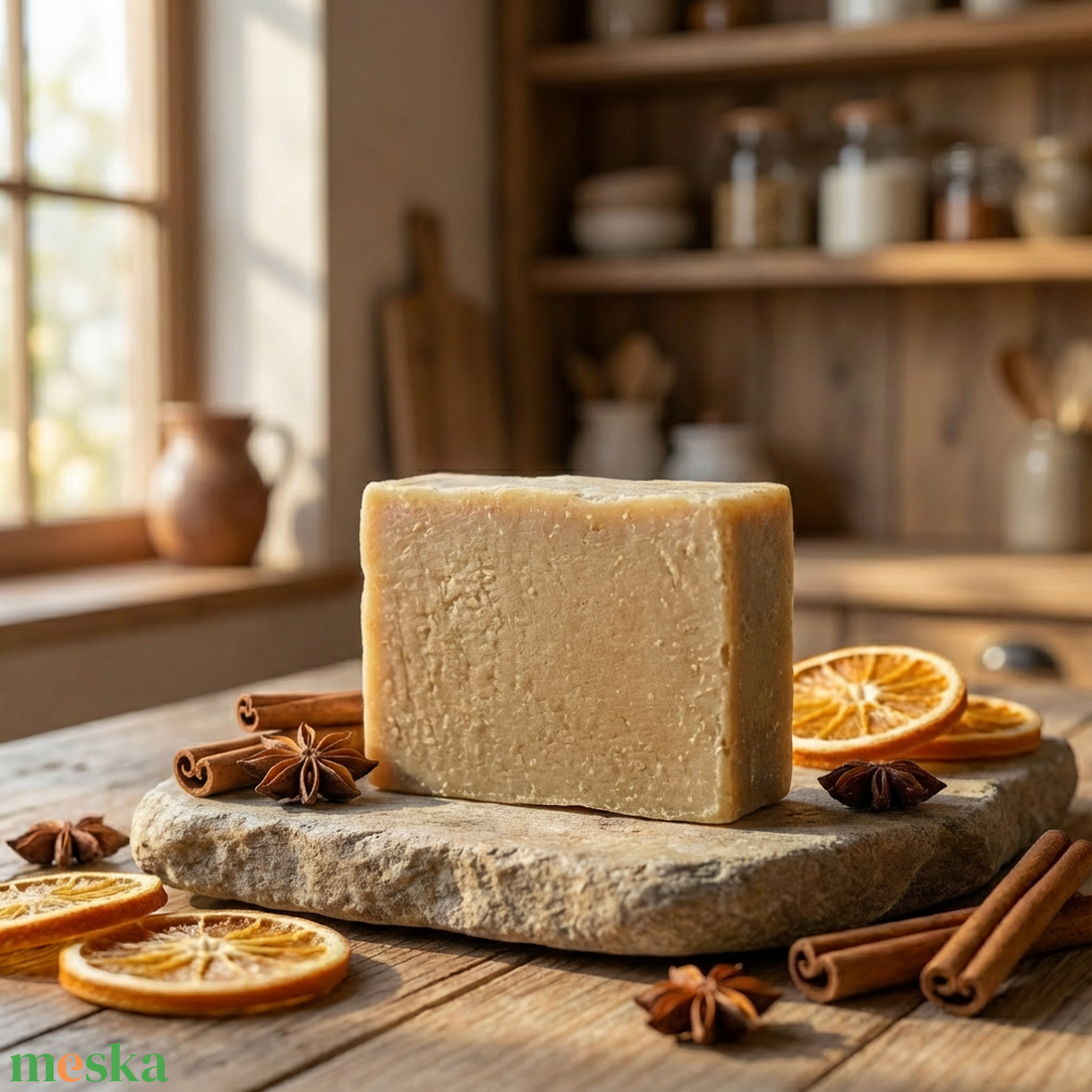 NatúrHab - Fahéj-narancs szappan - szépségápolás - szappan & fürdés - kézműves szappan - Meska.hu