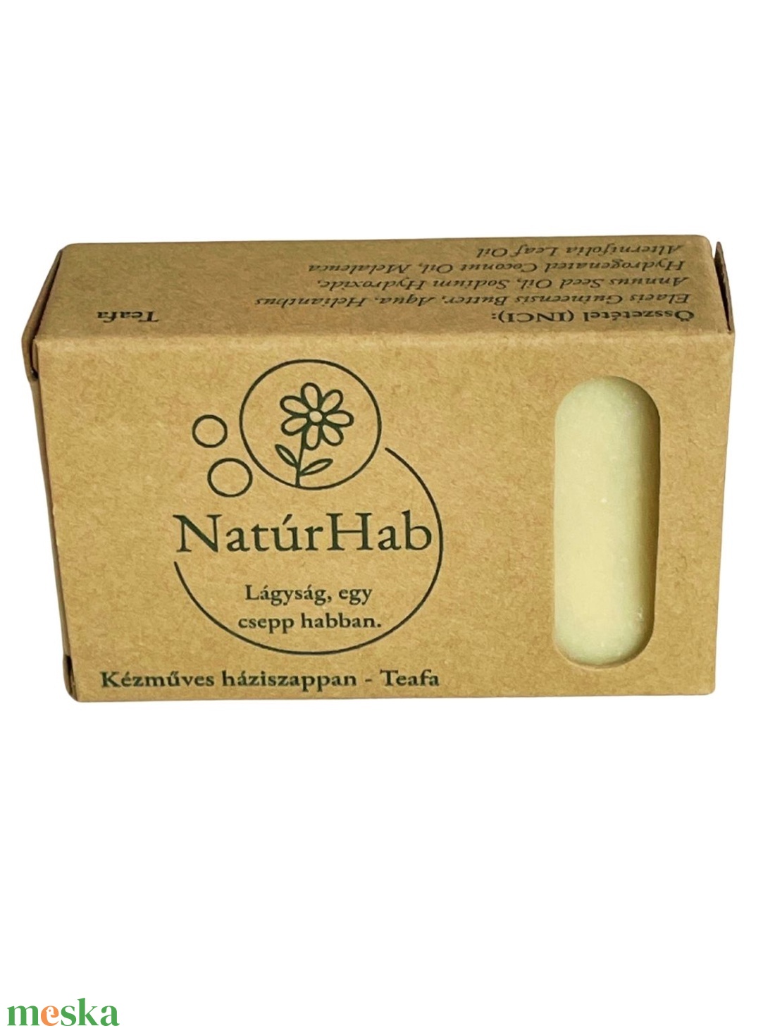 NatúrHab - Teafa szappan - szépségápolás - szappan & fürdés - kézműves szappan - Meska.hu