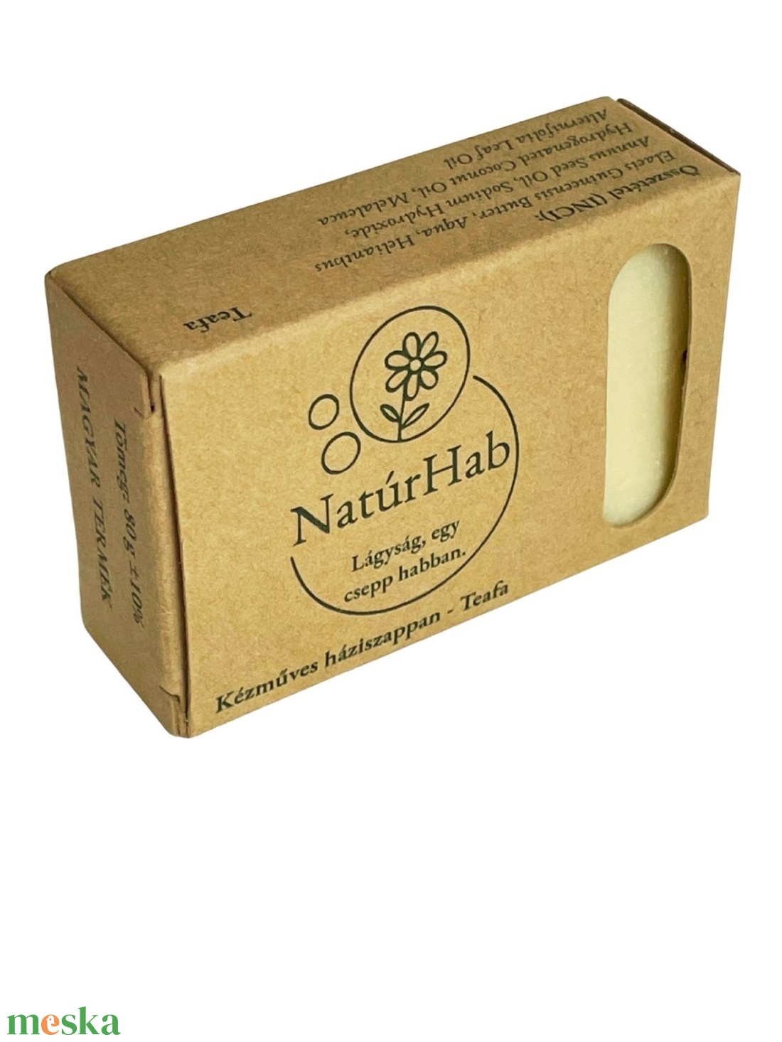 NatúrHab - Teafa szappan - szépségápolás - szappan & fürdés - kézműves szappan - Meska.hu