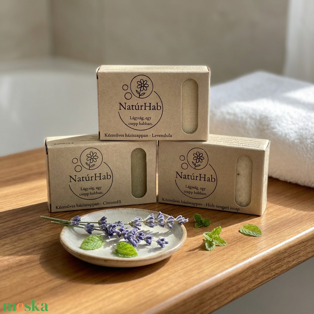 NatúrHab - MiniHab Kollekció - szépségápolás - szappan & fürdés - kézműves szappan - Meska.hu
