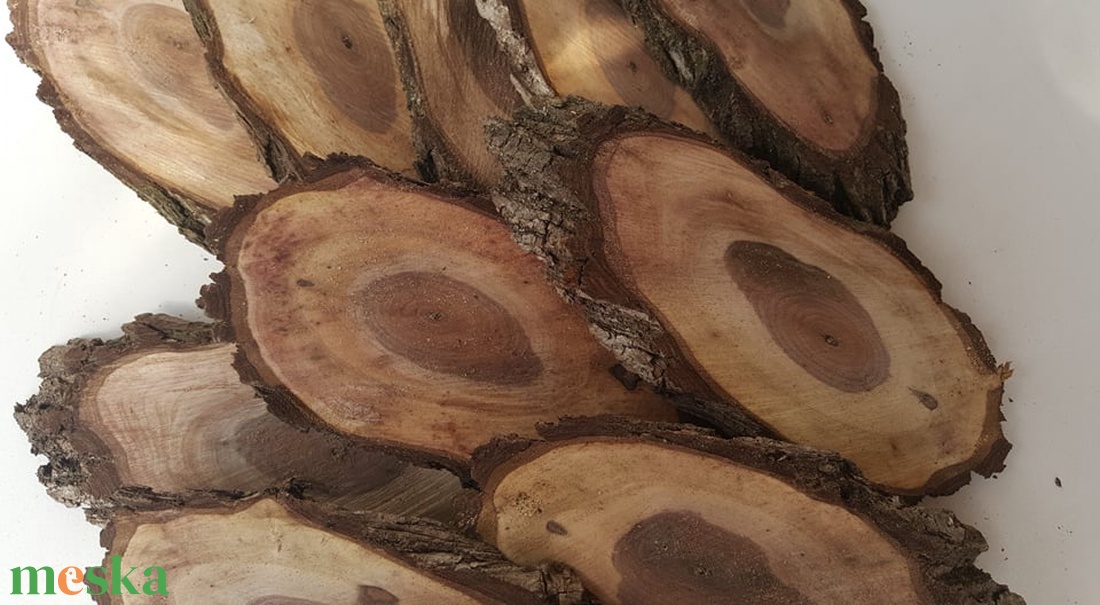 Szilfa szeletek - kellékek & szerszámok - hobby fa alapanyag - egyéb fatermék - Meska.hu