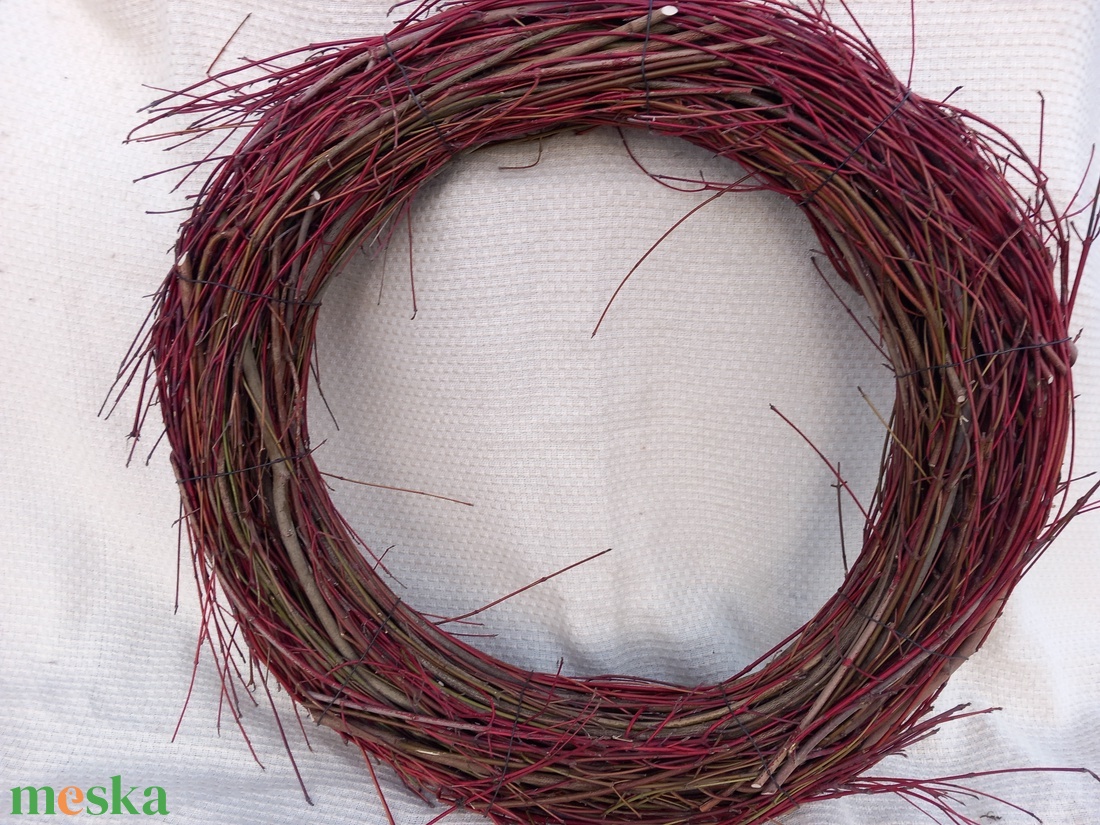 Óriás vessző koszorú alap - kellékek & szerszámok - dekorációs kellékek - koszorú, koszorúalap - Meska.hu