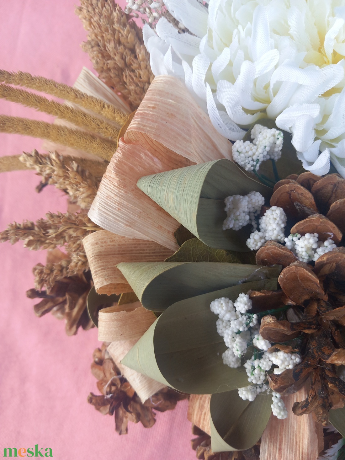 Kegyeleti koszorú - otthon & életmód - vallás - temetkezési tárgy - sírdísz, kegyeleti dísz - Meska.hu