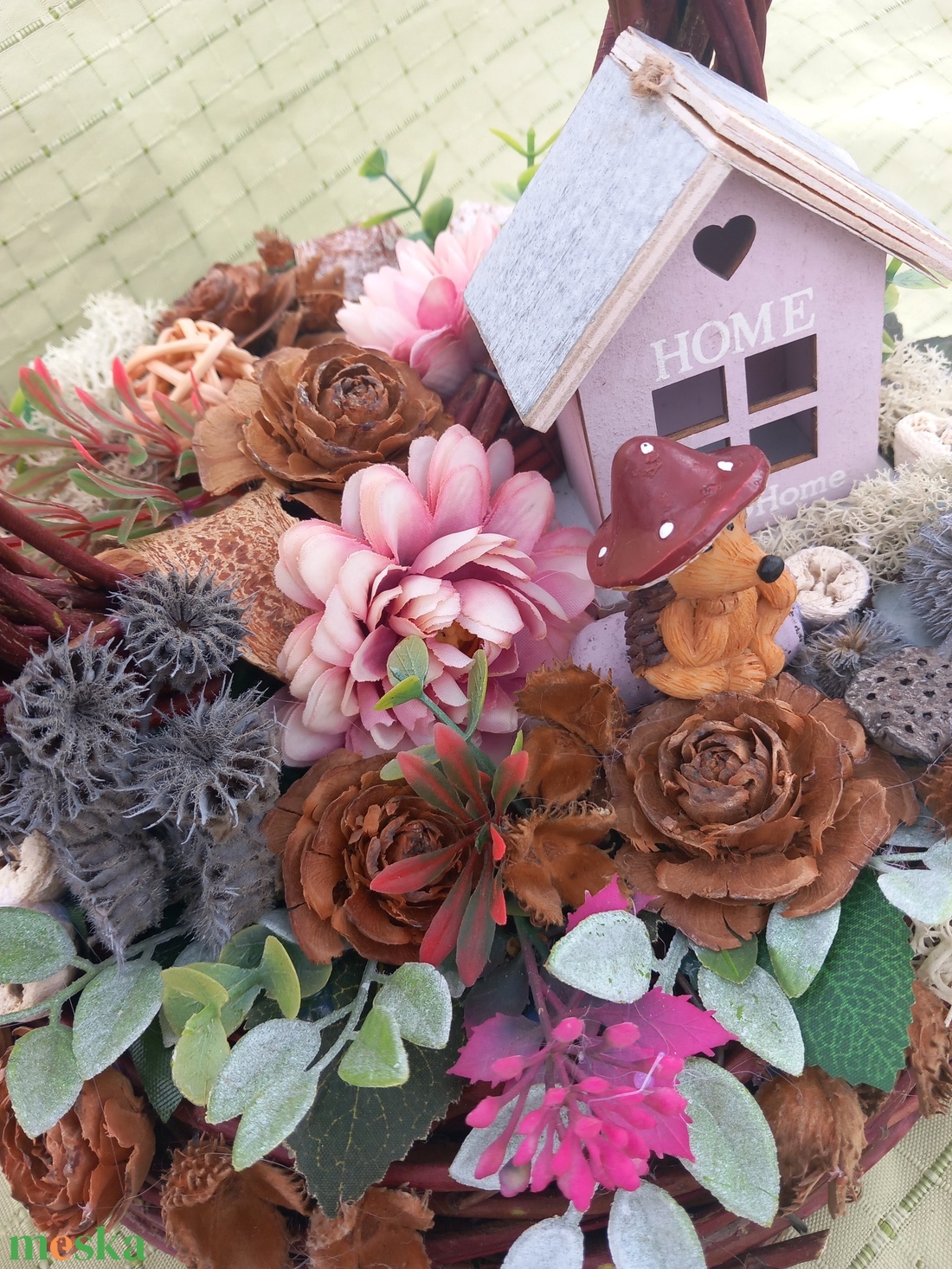 Vessző karikákból készült kosár  -  - Meska.hu