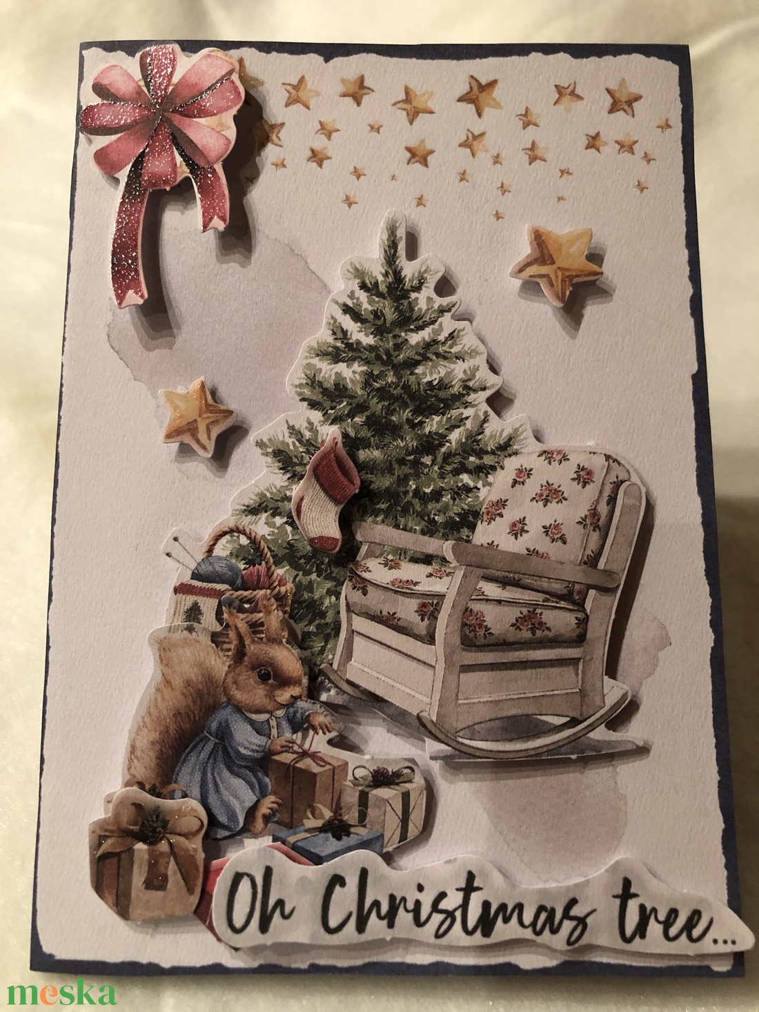 3D Karácsonyi képeslap Karácsonyfás - otthon & életmód - papír, írószer - Meska.hu