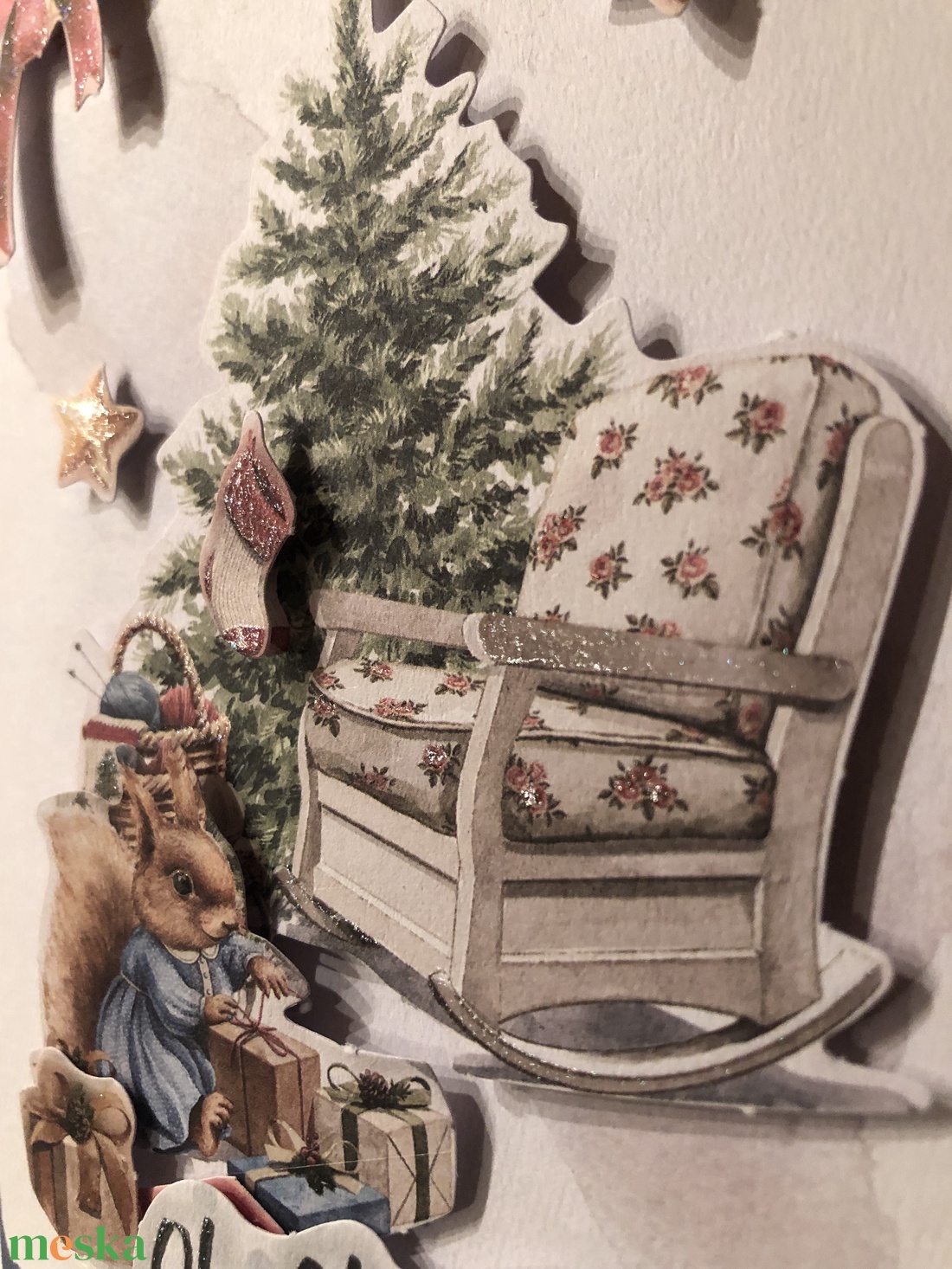 3D Karácsonyi képeslap Karácsonyfás - otthon & életmód - papír, írószer - Meska.hu