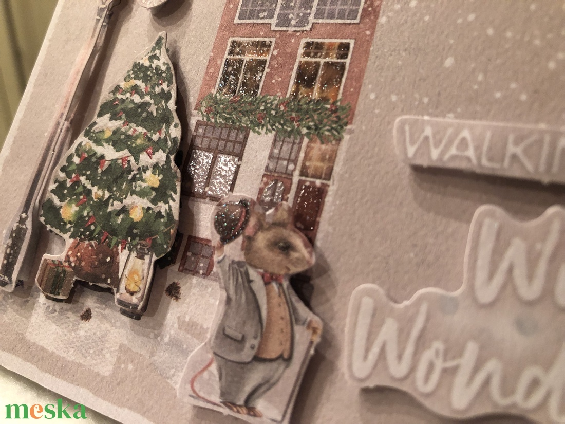 3D Karácsonyi képeslap - otthon & életmód - papír, írószer - Meska.hu