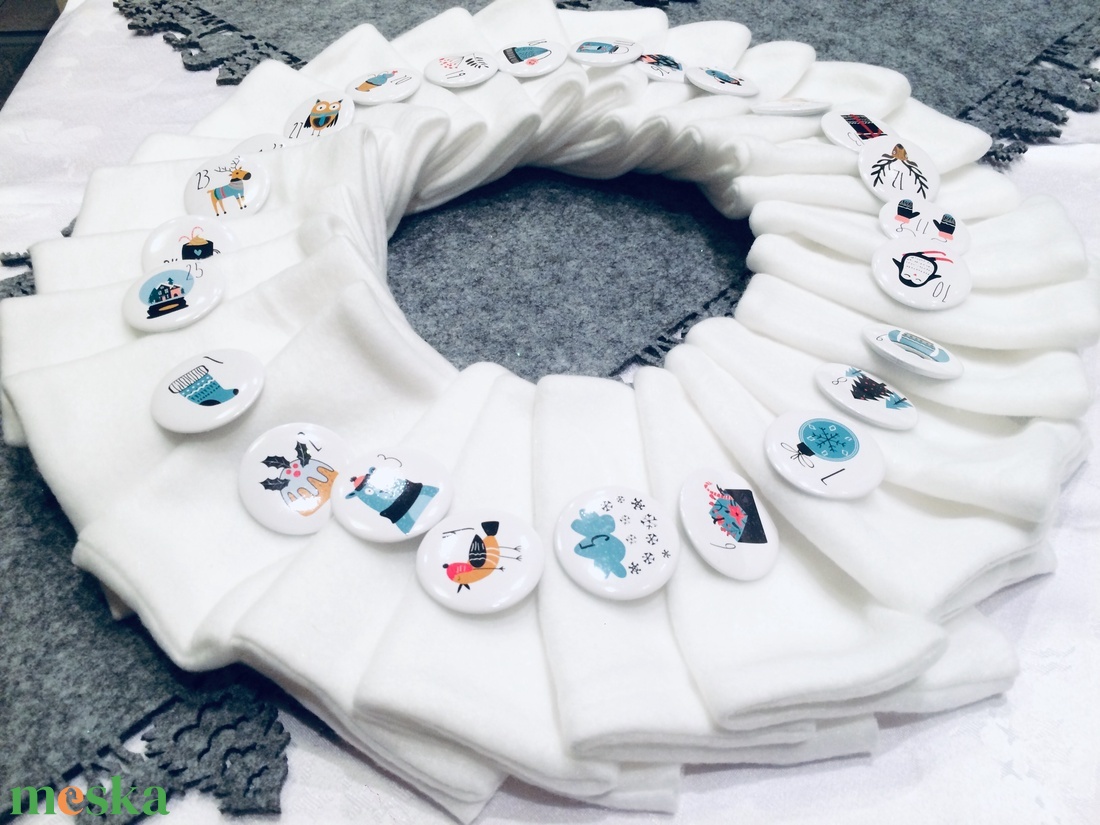 25 db Adventi zsákocska - karácsony - adventi díszek - adventi naptár - Meska.hu 25 db Adventi zsákocska - karácsony - adventi díszek - adventi naptár - Meska.hu