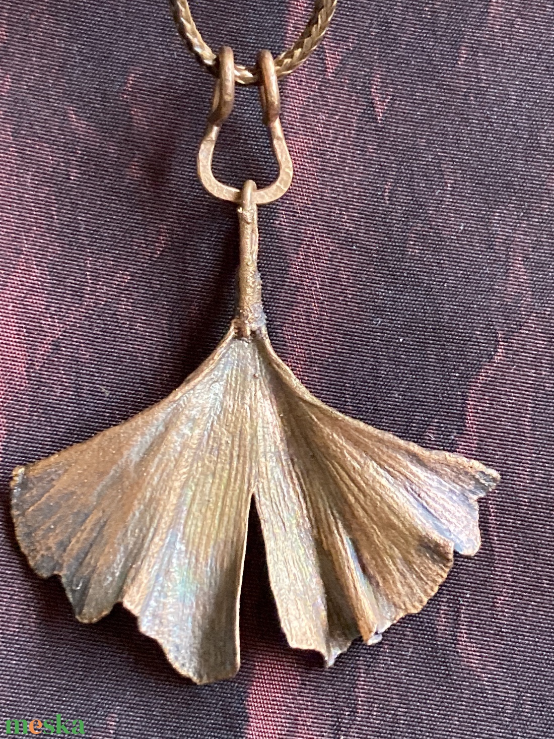 Ginkgo  - ékszer - nyaklánc - medálos nyaklánc - Meska.hu