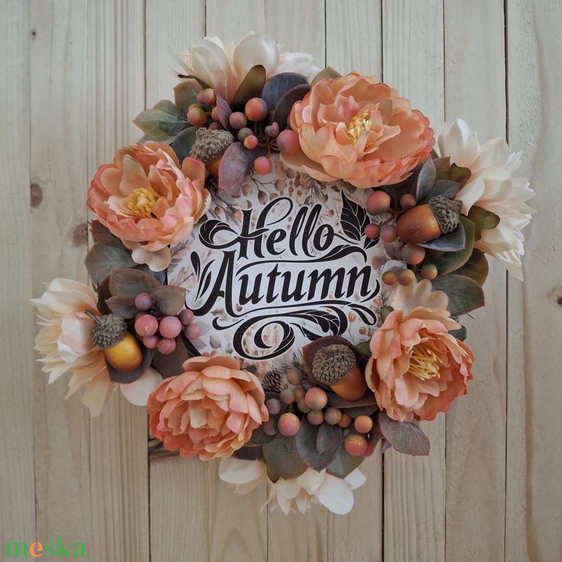 Hello Autumn Őszi Köszöntő Koszorú Virágvarázzsal - otthon & életmód - dekoráció - ajtó- és ablak dekoráció - ajtódísz & kopogtató - Meska.hu Hello Autumn Őszi Köszöntő Koszorú Virágvarázzsal - otthon & életmód - dekoráció - ajtó- és ablak dekoráció - ajtódísz & kopogtató - Meska.hu