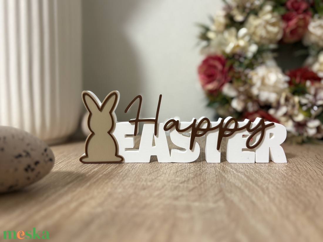 Húsvét felírat - ünnepi díszek, dekorációk - húsvéti díszek és dekorációk - húsvéti asztaldíszek - Meska.hu