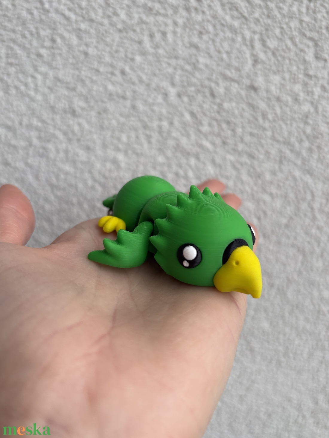 3D nyomtatott papagájos kulcstartó - táska & tok - kulcstartó & táskadísz - kulcstartó - Meska.hu