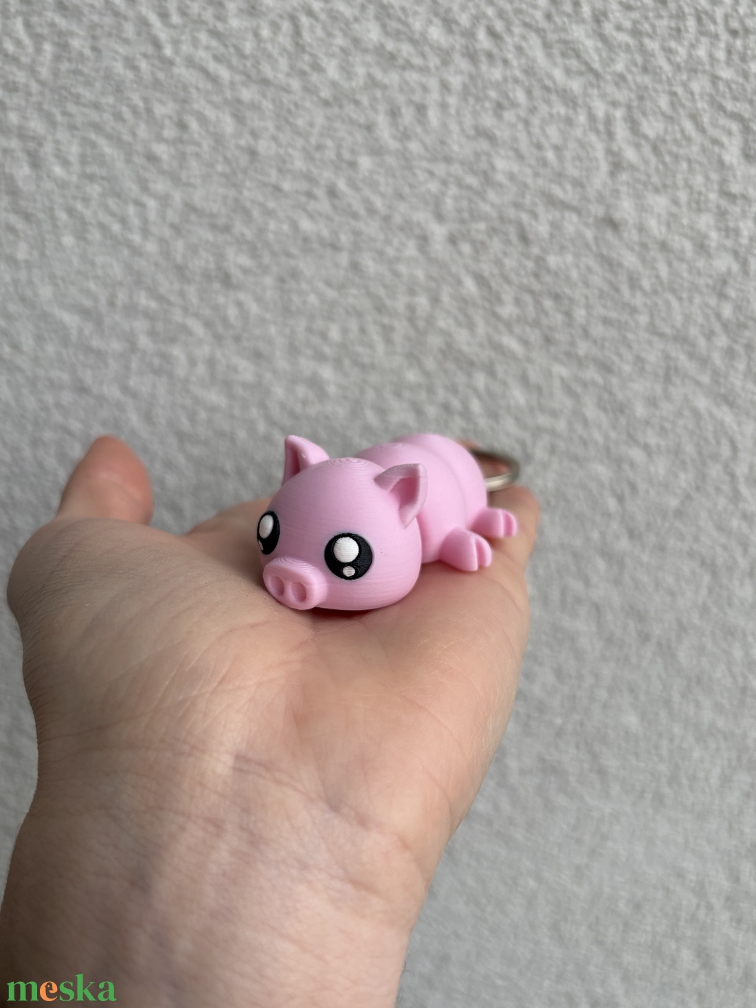 3D nyomtatott malacos kulcstartó - táska & tok - kulcstartó & táskadísz - kulcstartó - Meska.hu