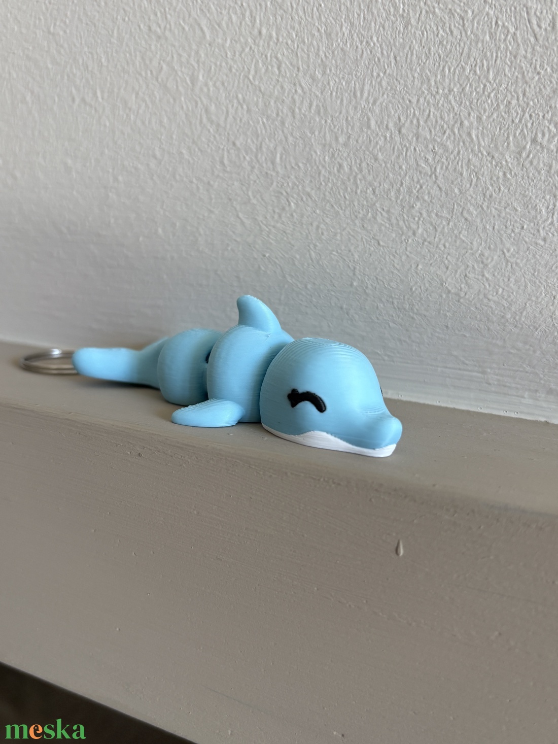3D nyomtatott delfines kulcstartó� - táska & tok - kulcstartó & táskadísz - kulcstartó - Meska.hu