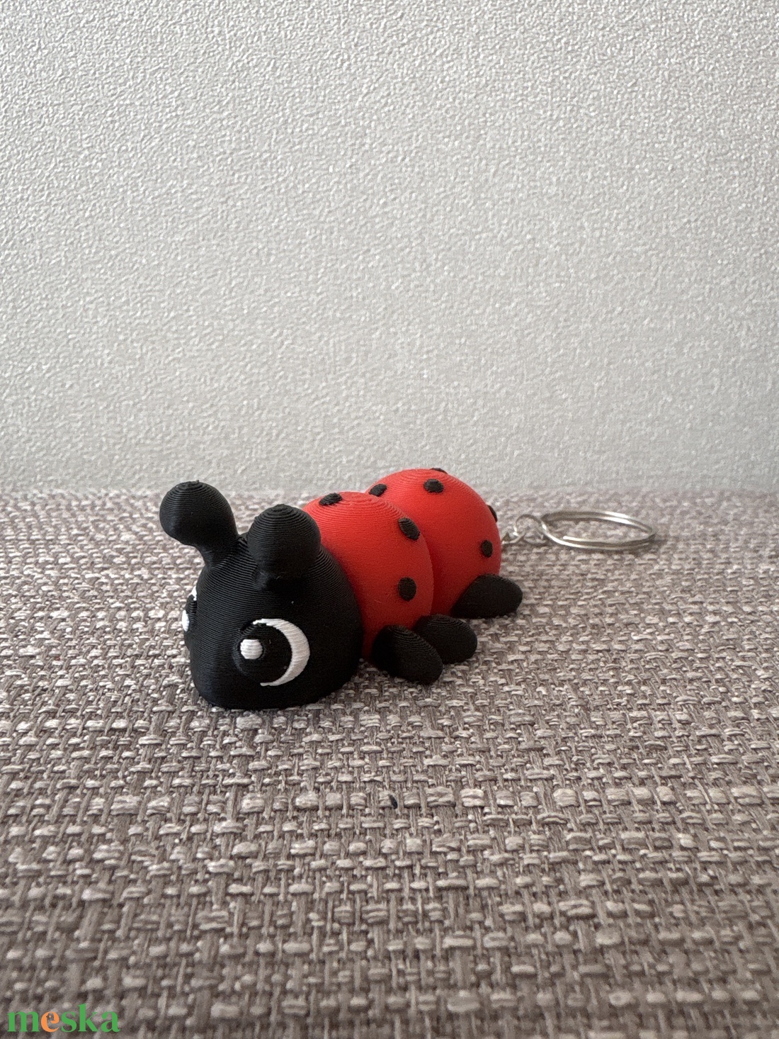 3D nyomtatott katicás kulcstartó� - táska & tok - kulcstartó & táskadísz - kulcstartó - Meska.hu