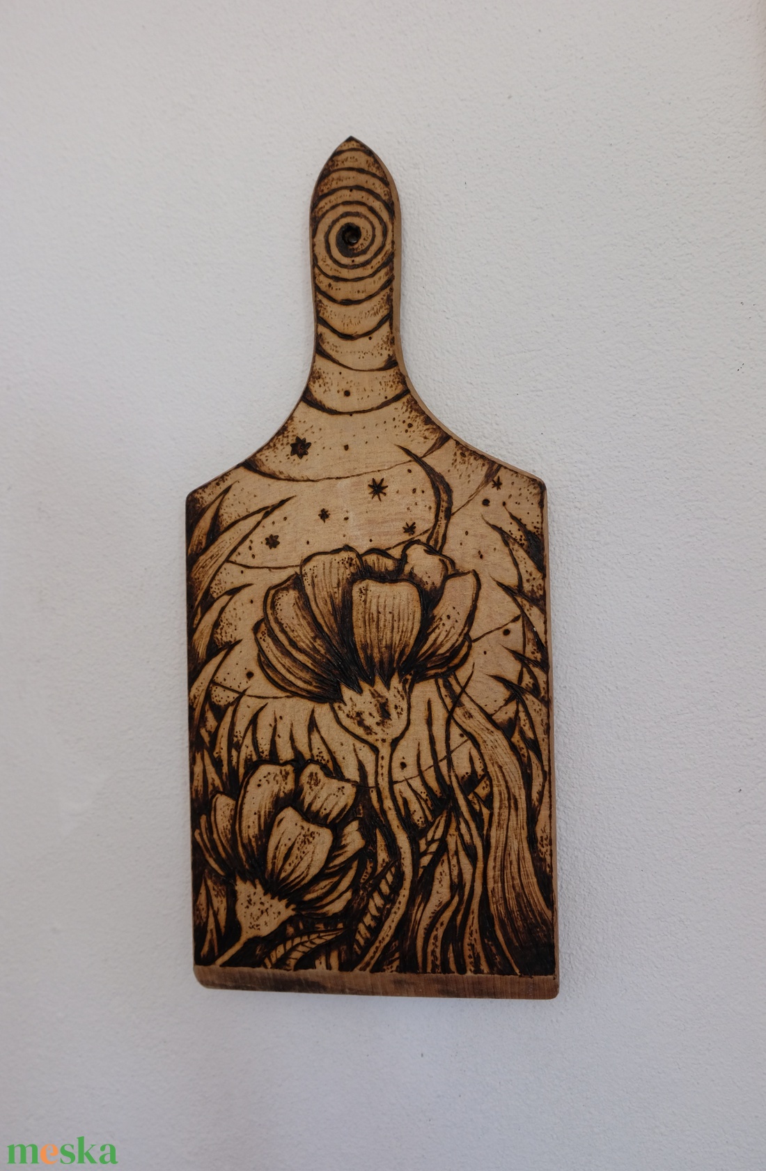 pyrograph vágódeszka egyedi pirográfia - otthon & életmód - konyhafelszerelés, tálalás - sütés, főzés - vágódeszka - Meska.hu