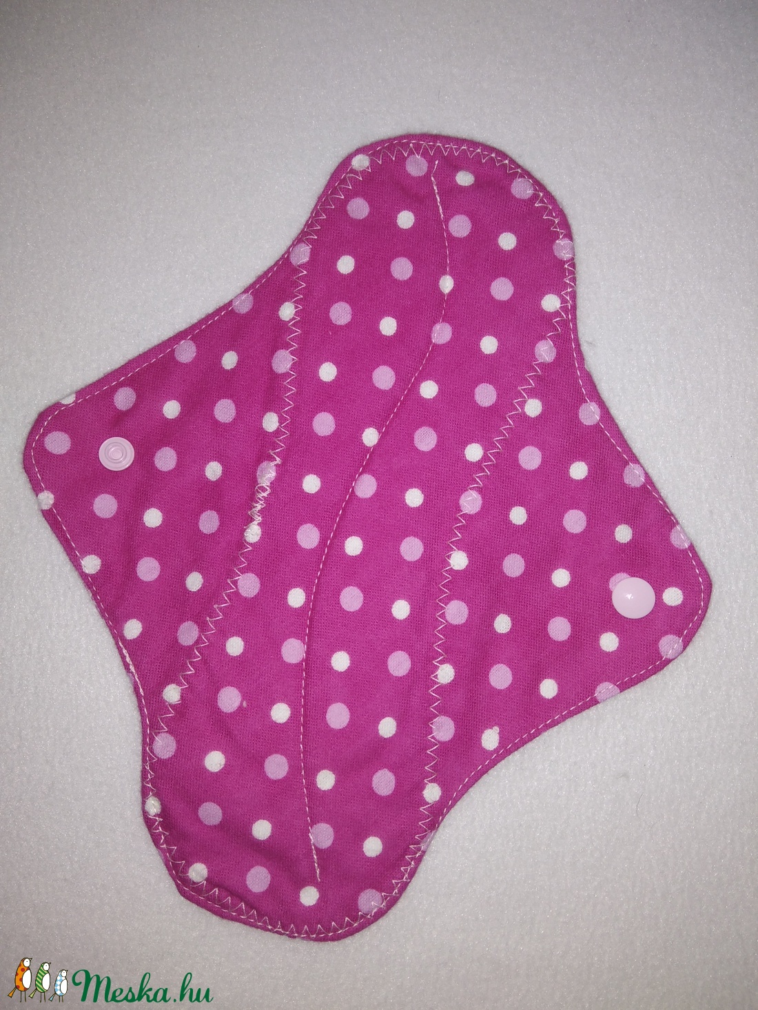 24 cm-es mosható e.ü. betét pink alapon pöttyös - szépségápolás - intim higiénia - intimbetét - Meska.hu 24 cm-es mosható e.ü. betét pink alapon pöttyös - szépségápolás - intim higiénia - intimbetét - Meska.hu