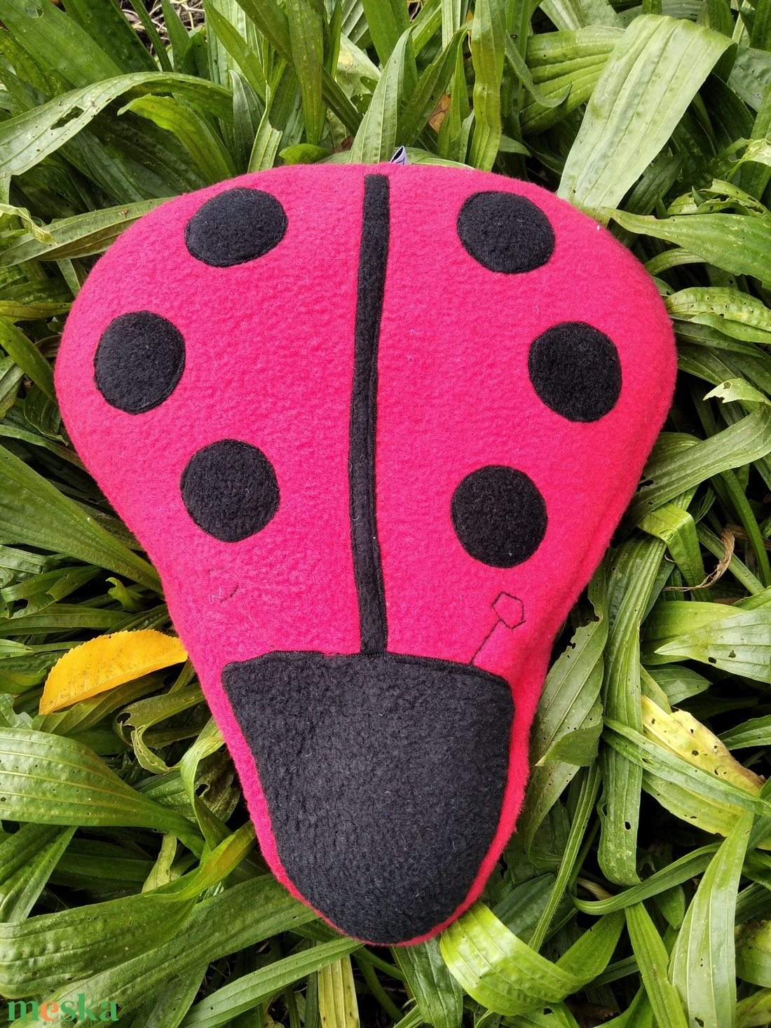 Téli kerékpár üléshuzat vízhatlan réteggel, katica - táska & tok - edzőtáskák - edzőtáskák - Meska.hu