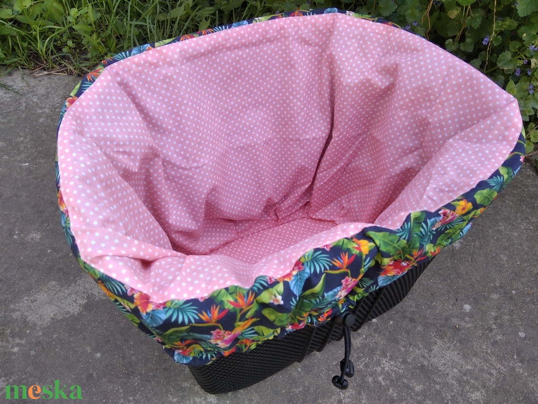 Kerékpár kosártáska, biciklikosár táska 2in1 egzotikus  - táska & tok - edzőtáskák - edzőtáskák - Meska.hu