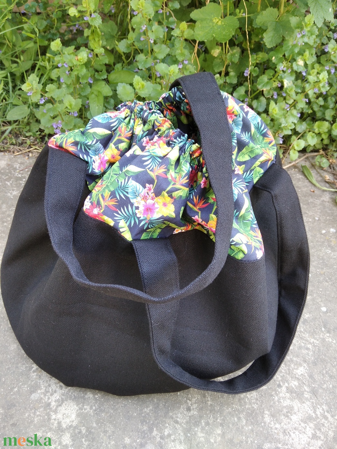 Kerékpár kosártáska, biciklikosár táska 2in1 egzotikus  - táska & tok - edzőtáskák - edzőtáskák - Meska.hu