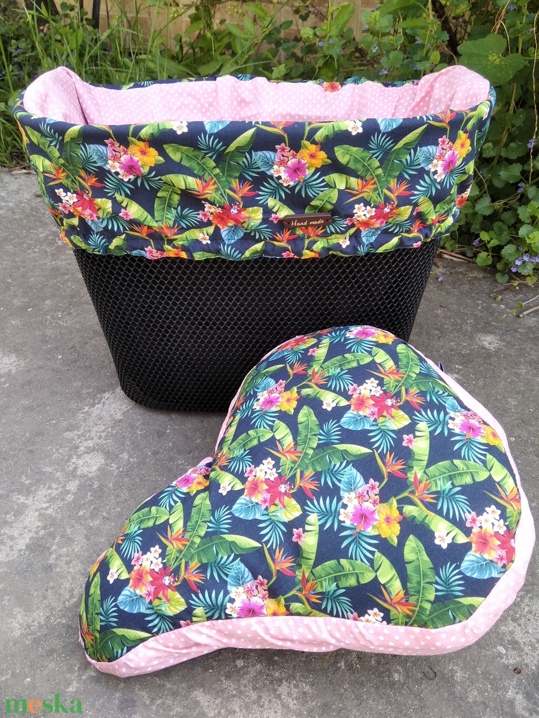 Kerékpár kosártáska, biciklikosár táska 2in1 egzotikus  - táska & tok - edzőtáskák - edzőtáskák - Meska.hu