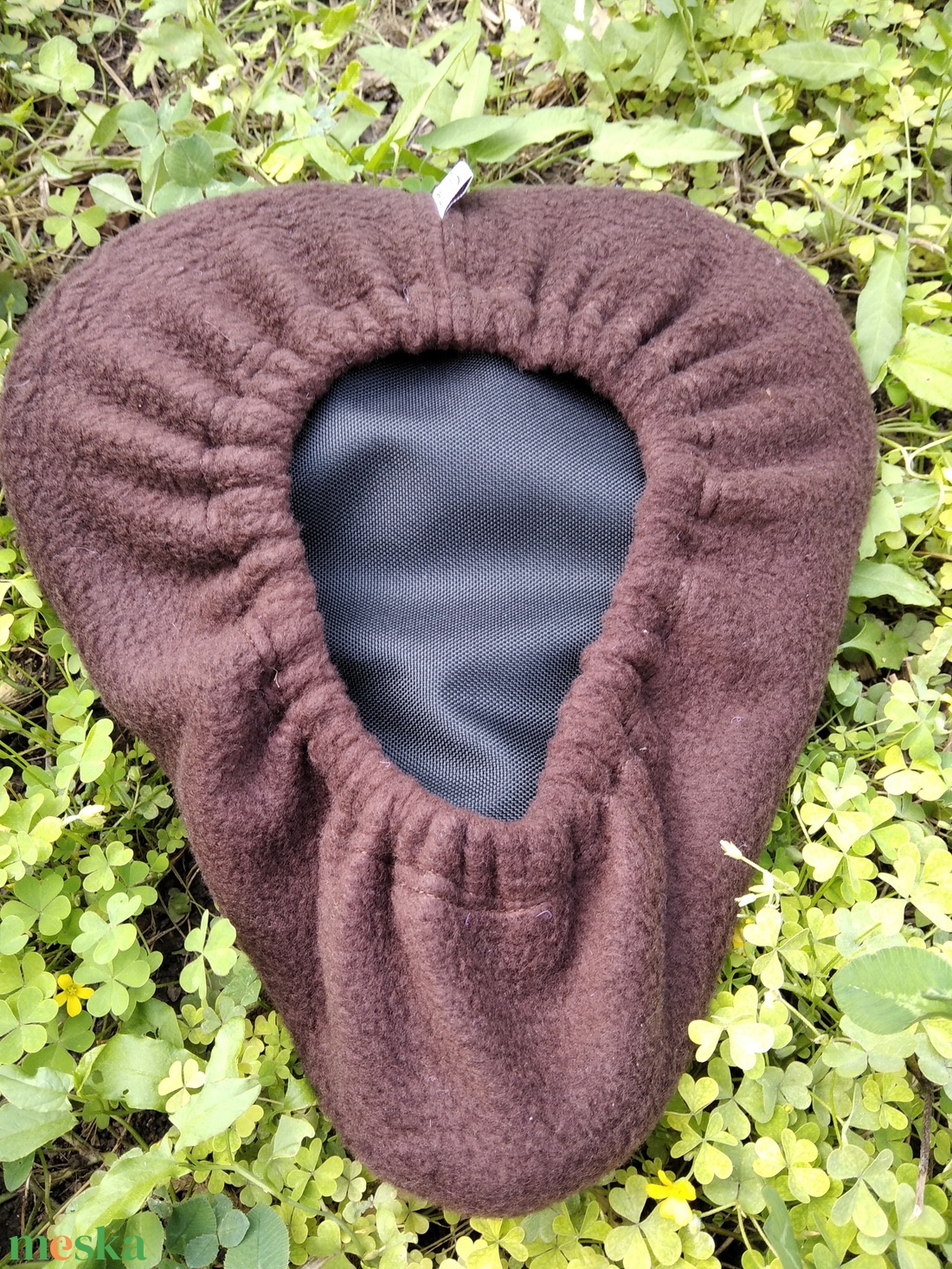 Téli kerékpár üléshuzat vízhatlan réteggel, sárga virág  - táska & tok - edzőtáskák - edzőtáskák - Meska.hu