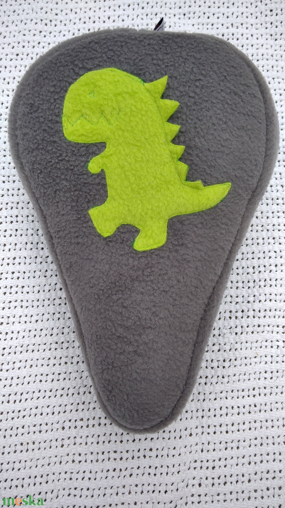 Gyermek téli kerékpár üléshuzat vízhatlan réteggel, Dínó - táska & tok - edzőtáskák - edzőtáskák - Meska.hu