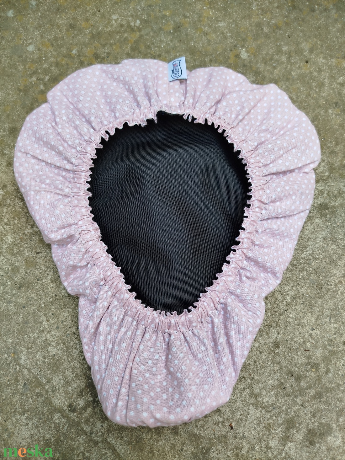 Ki-be fordítható kerékpár üléshuzat rózsaszín virág mintás  - játék & sport - sport és kikapcsolódás - kerékpározás - nyereghuzat - Meska.hu